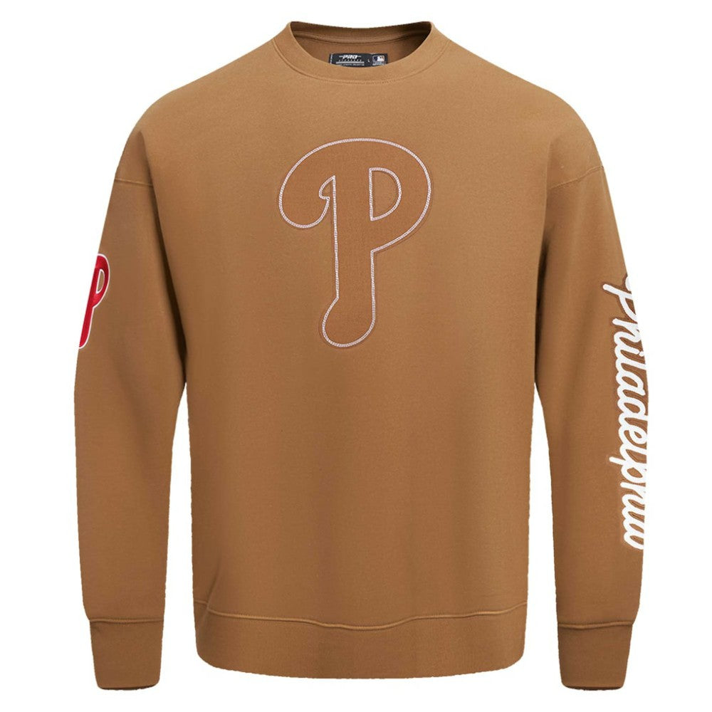 MLB Philadelphia Phillies Pro Standard Paint The City Dropped Shoulder Pullover Sweatshirt