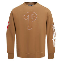 MLB Philadelphia Phillies Pro Standard Paint The City Dropped Shoulder Pullover Sweatshirt