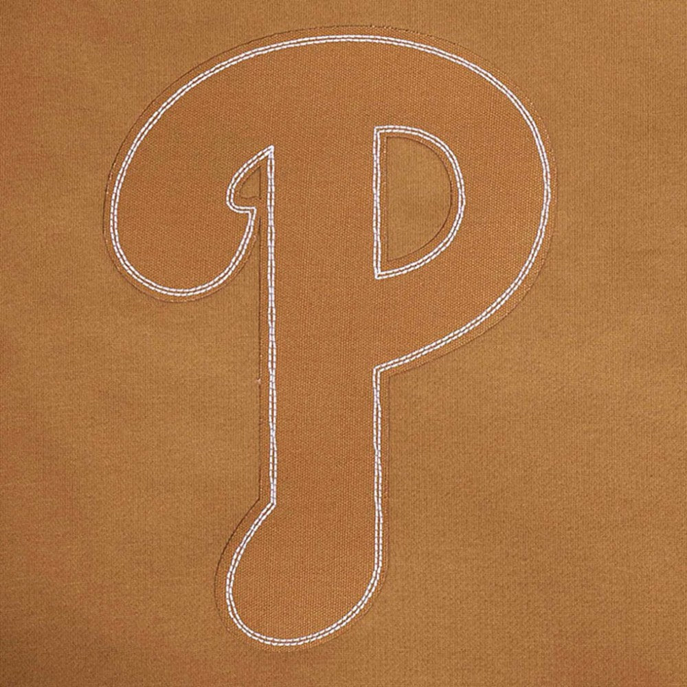 MLB Philadelphia Phillies Pro Standard Paint The City Dropped Shoulder Pullover Sweatshirt