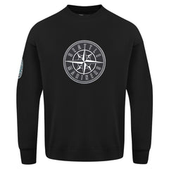 MLB Seattle Mariners Pro Standard Paint The City Dropped Shoulder Pullover Sweatshirt