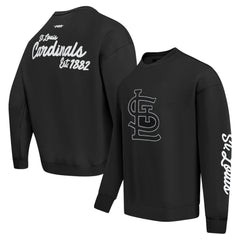 MLB St. Louis Cardinals Pro Standard Paint The City Dropped Shoulder Pullover Sweatshirt