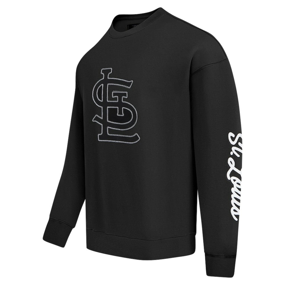 MLB St. Louis Cardinals Pro Standard Paint The City Dropped Shoulder Pullover Sweatshirt