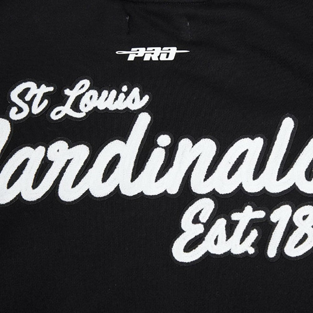 MLB St. Louis Cardinals Pro Standard Paint The City Dropped Shoulder Pullover Sweatshirt