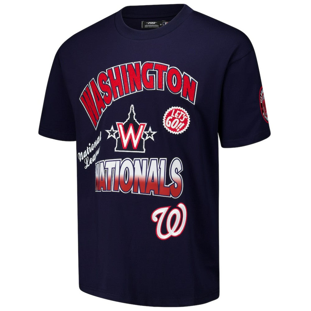 MLB Washington Nationals Pro Standard Turn It Up Dropped Shoulder T-Shirt