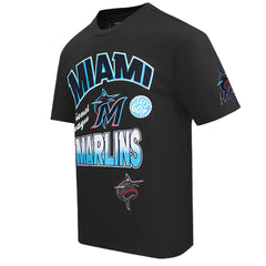 MLB Miami Marlins Pro Standard Turn It Up Dropped Shoulder T-Shirt
