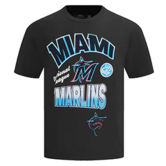MLB Miami Marlins Pro Standard Turn It Up Dropped Shoulder T-Shirt