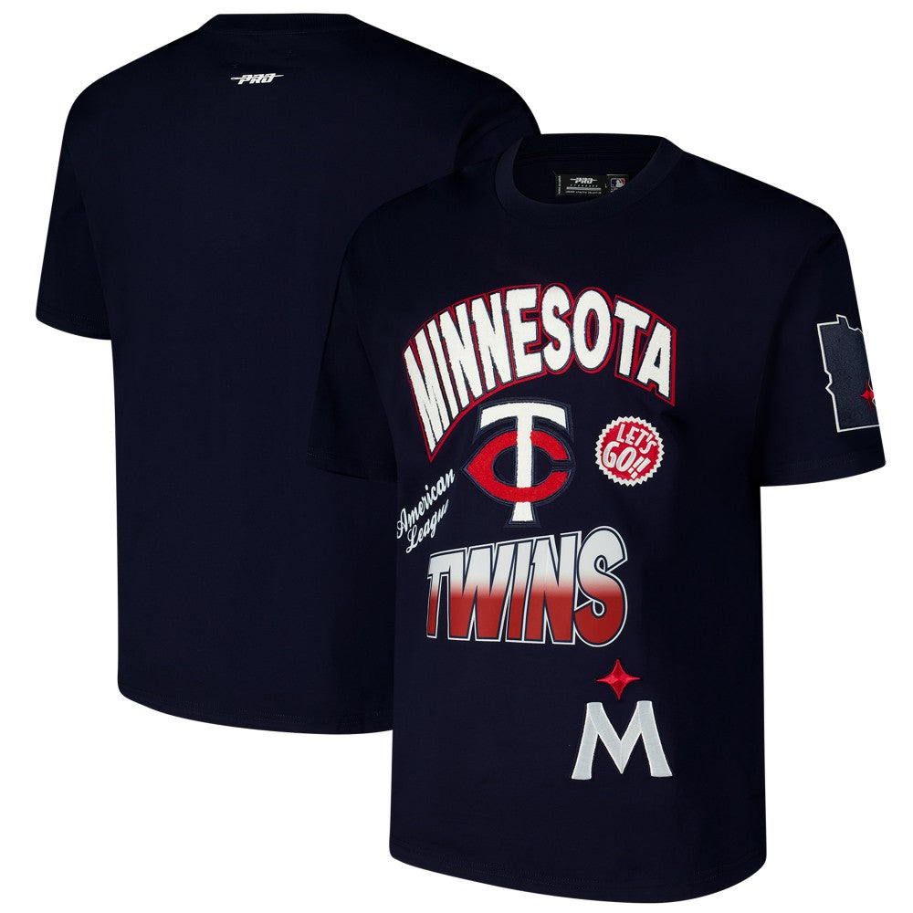 MLB Minnesota Twins Pro Standard Turn It Up Dropped Shoulder T-Shirt