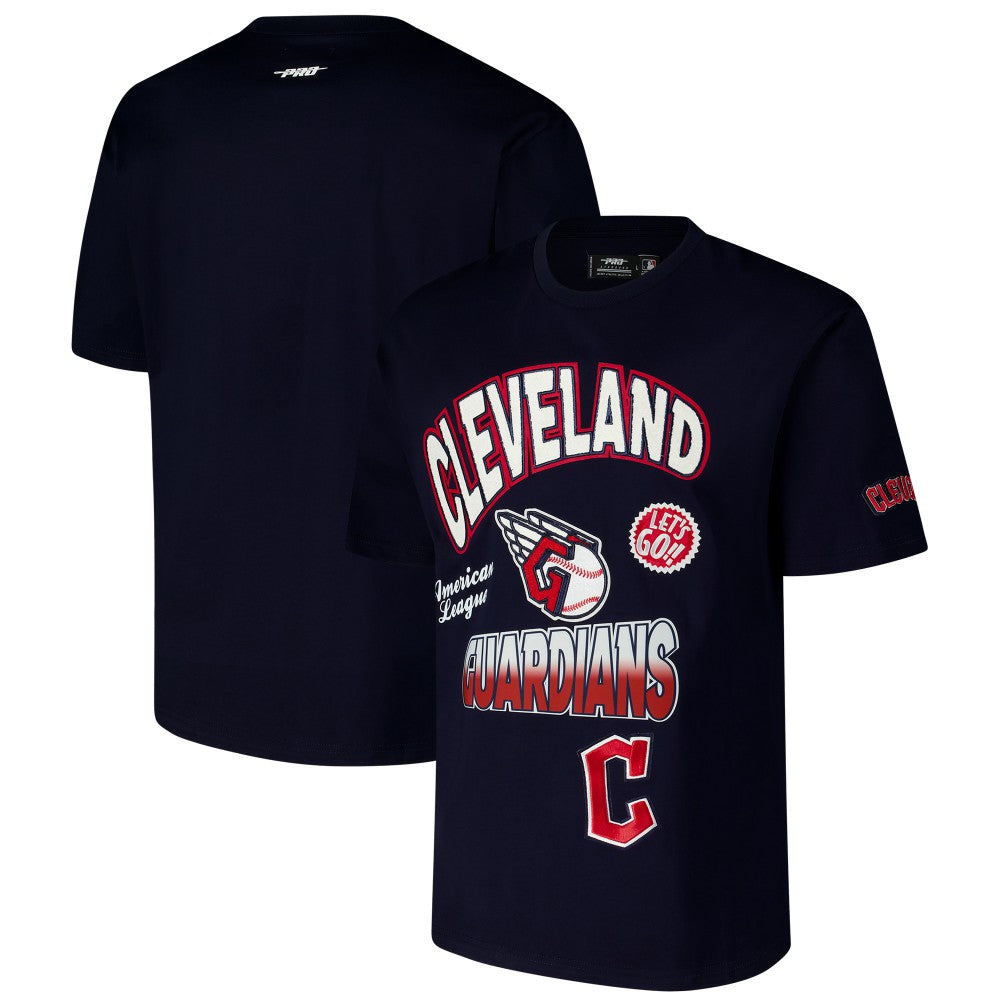 MLB Cleveland Guardians Pro Standard Turn It Up Dropped Shoulder T-Shirt