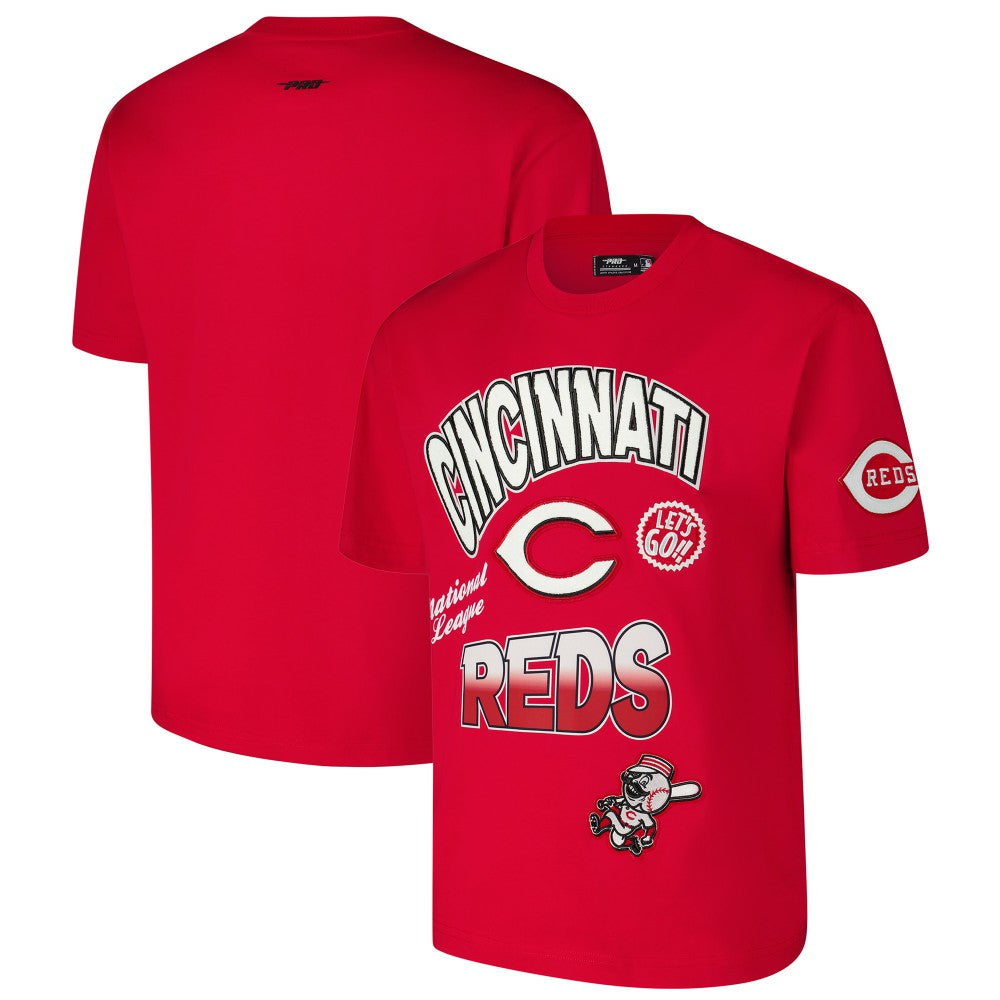 MLB Cincinnati Reds Pro Standard Turn It Up Dropped Shoulder T-Shirt