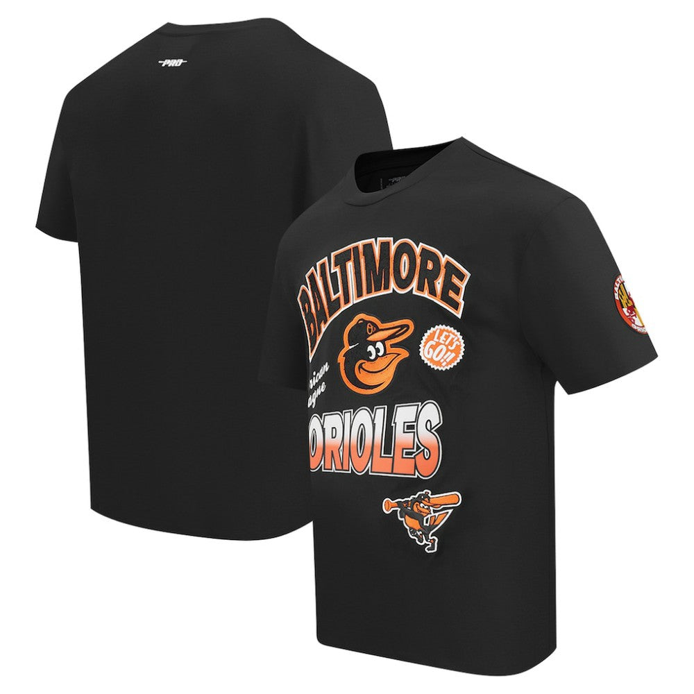 MLB Baltimore Orioles Pro Standard Turn It Up Dropped Shoulder T-Shirt