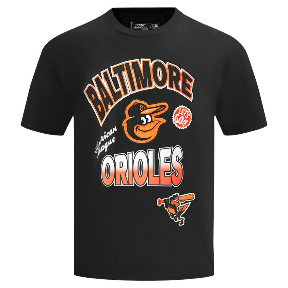 MLB Baltimore Orioles Pro Standard Turn It Up Dropped Shoulder T-Shirt