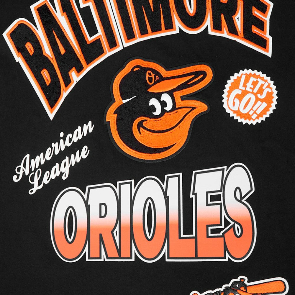 MLB Baltimore Orioles Pro Standard Turn It Up Dropped Shoulder T-Shirt