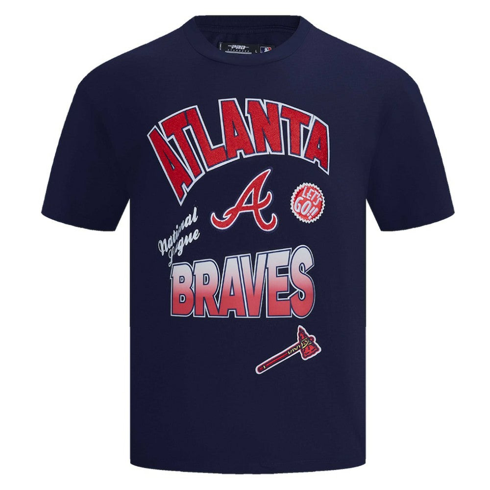 MLB Atlanta Braves Pro Standard Turn It Up Dropped Shoulder T-Shirt