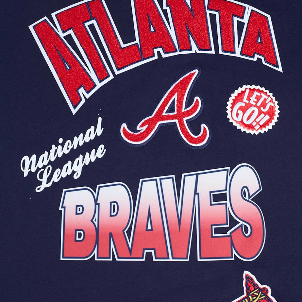 MLB Atlanta Braves Pro Standard Turn It Up Dropped Shoulder T-Shirt