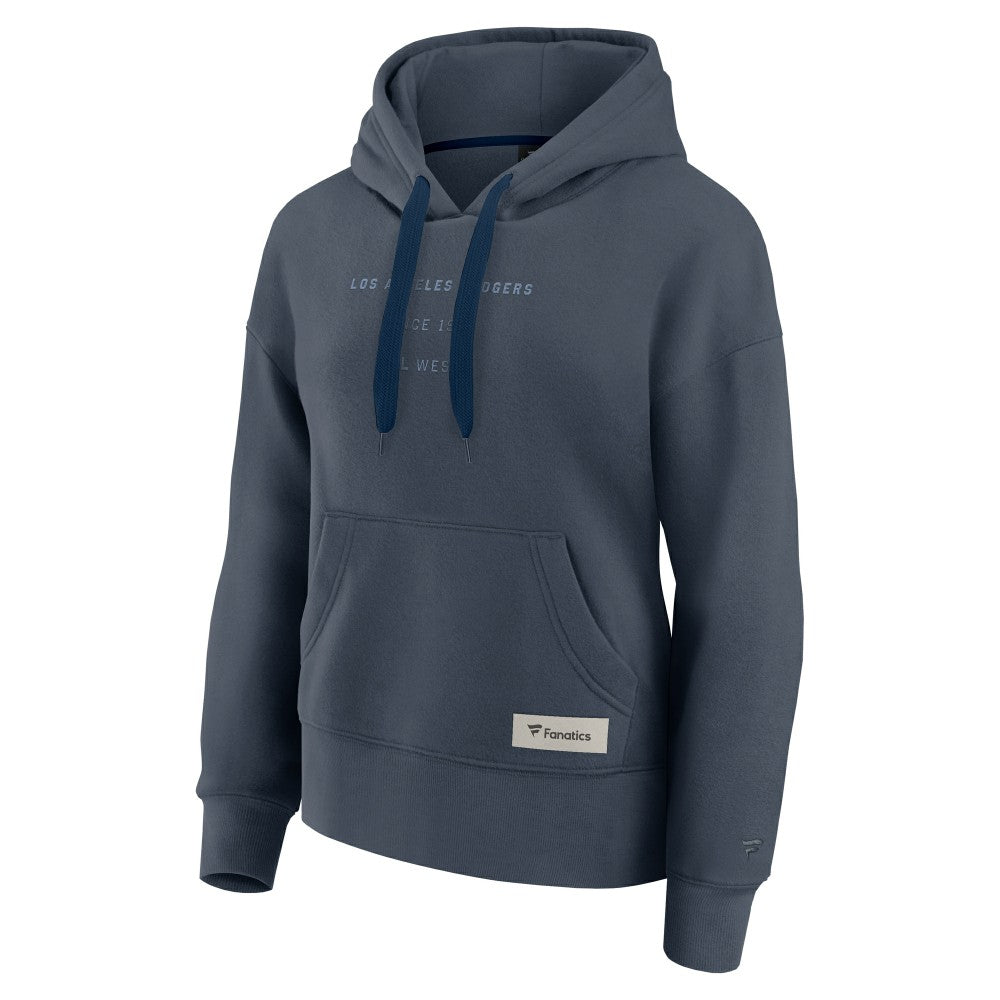 MLB Los Angeles Dodgers Fanatics Women's Elements Future Ground Subtle Tonal Pullover Hoodie