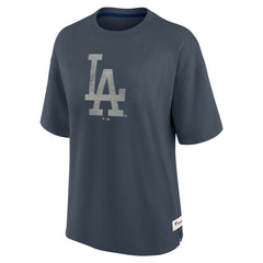 MLB Los Angeles Dodgers Fanatics Women's Oversized Elements Raw Edge Future Ground T-Shirt