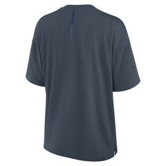 MLB Los Angeles Dodgers Fanatics Women's Oversized Elements Raw Edge Future Ground T-Shirt