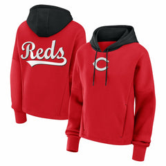 MLB Cincinnati Reds Fanatics Women's Oversized Legacy Favorite Spectator Pullover Hoodie