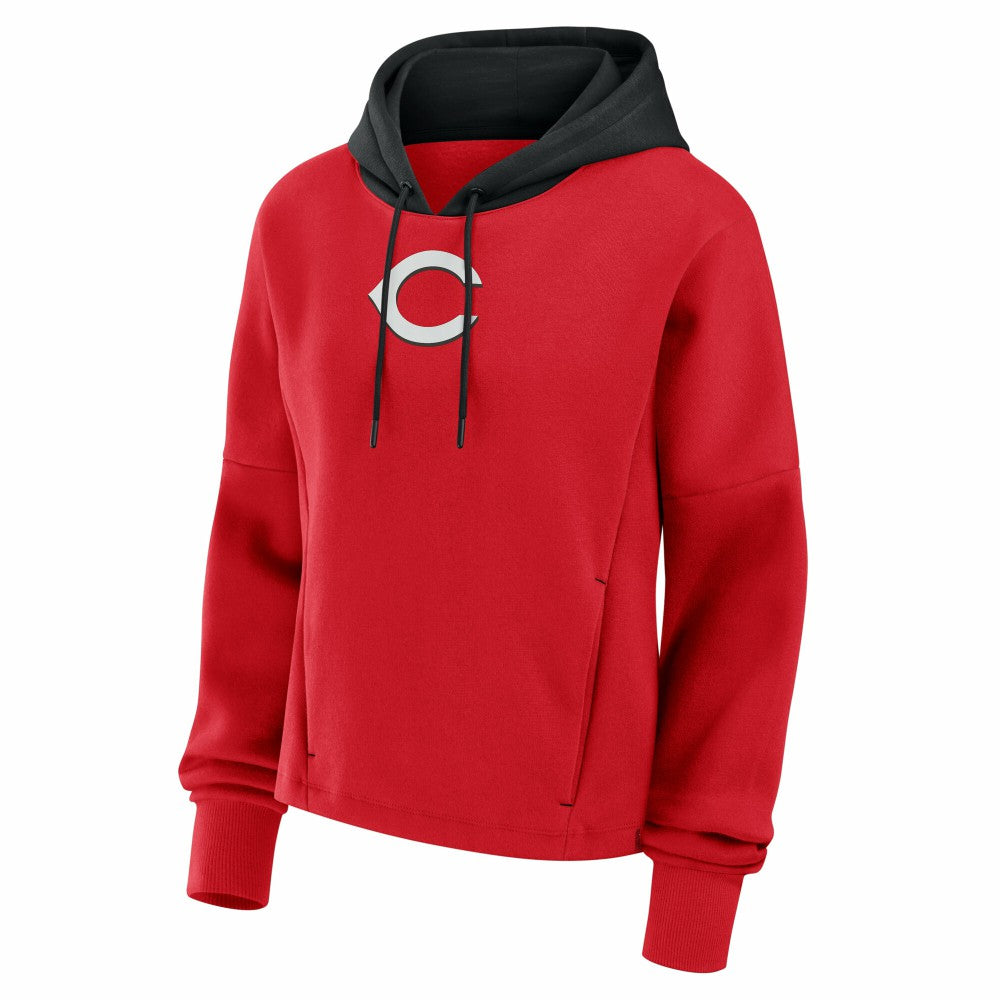 MLB Cincinnati Reds Fanatics Women's Oversized Legacy Favorite Spectator Pullover Hoodie