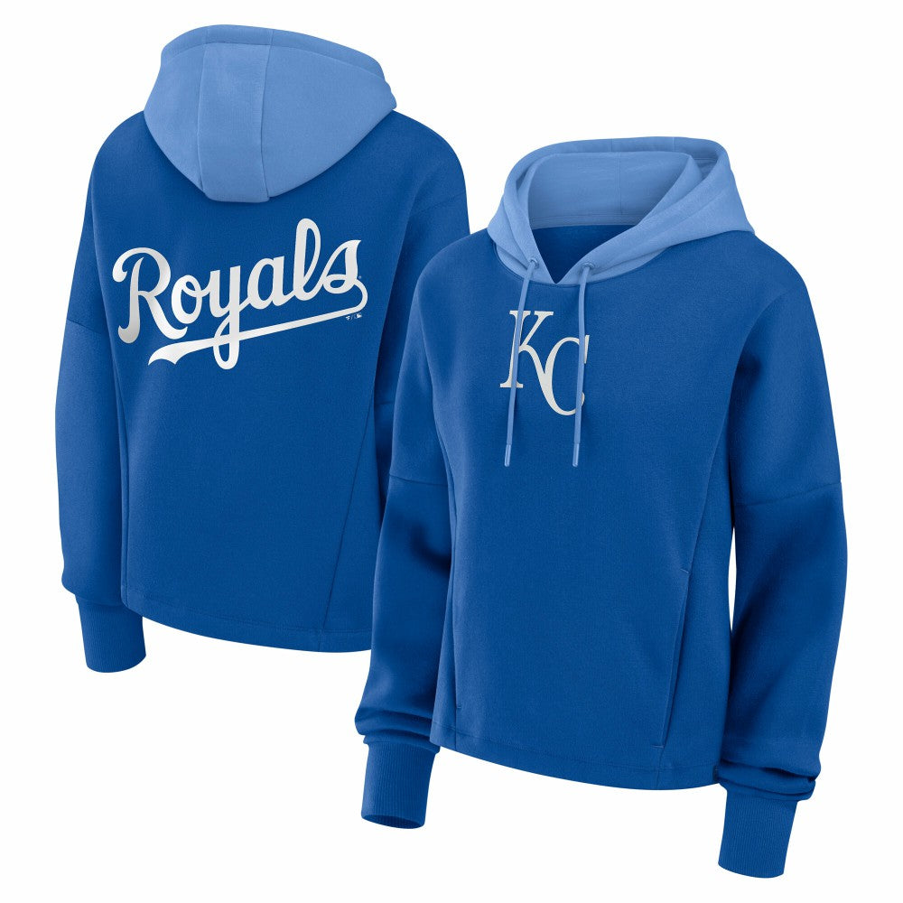 MLB Kansas City Royals Fanatics Women's Oversized Legacy Favorite Spectator Pullover Hoodie