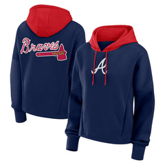 MLB Atlanta Braves Fanatics Women's Oversized Legacy Favorite Spectator Pullover Hoodie