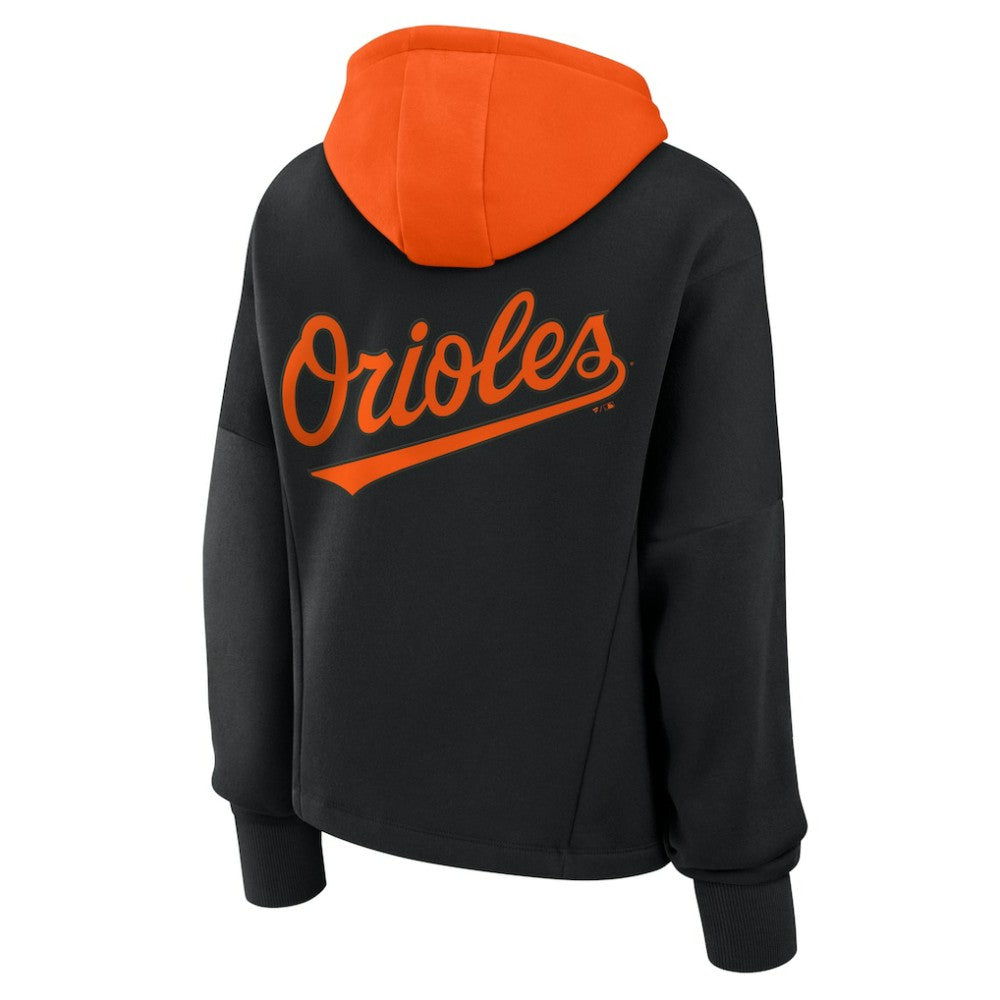 MLB Baltimore Orioles Fanatics Women's Oversized Legacy Favorite Spectator Pullover Hoodie