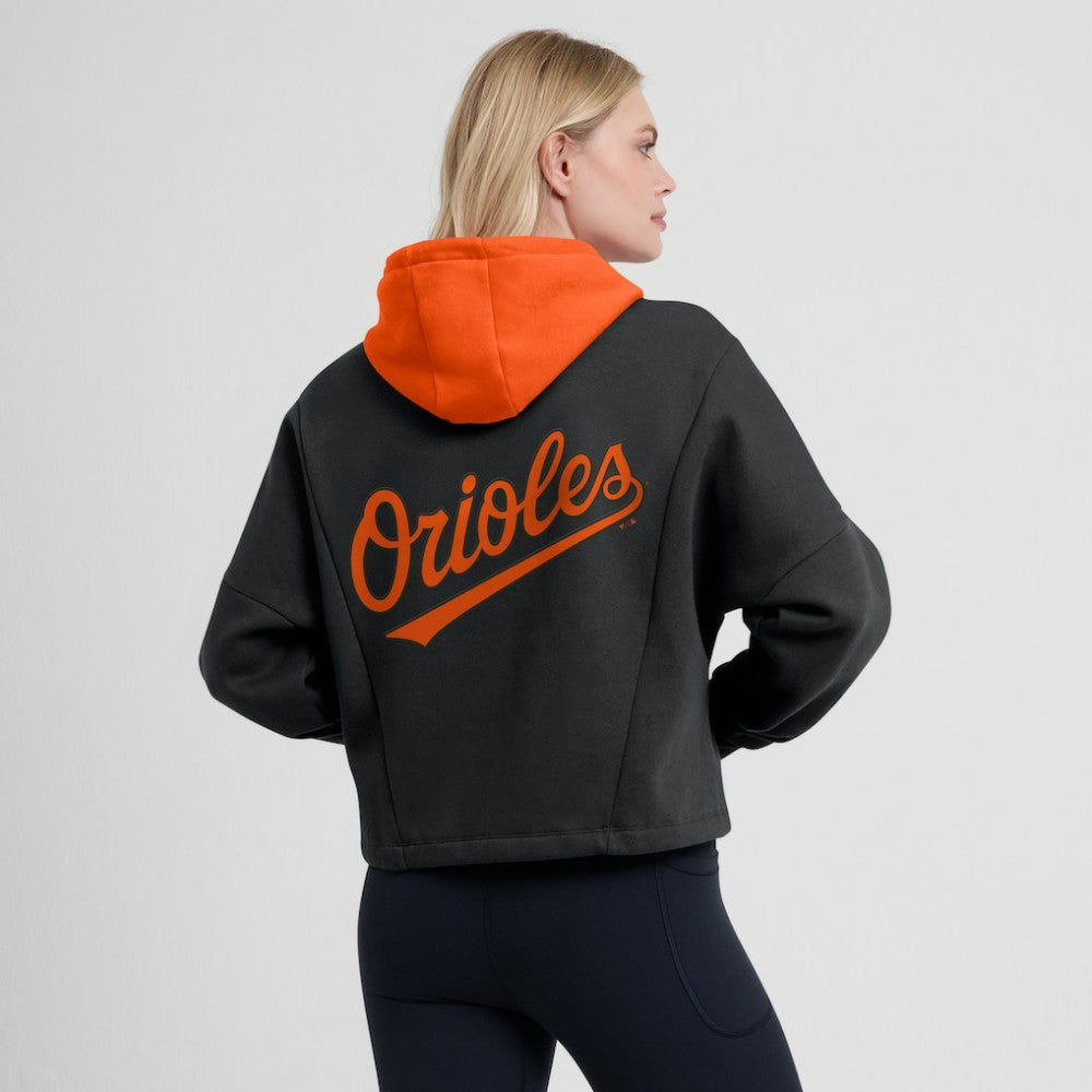 MLB Baltimore Orioles Fanatics Women's Oversized Legacy Favorite Spectator Pullover Hoodie