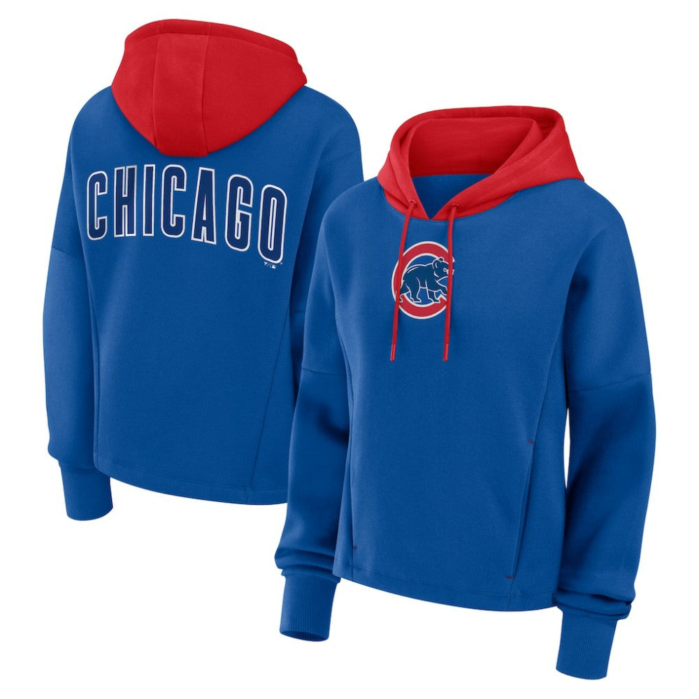 MLB Chicago Cubs Fanatics Women's Oversized Legacy Favorite Spectator Pullover Hoodie