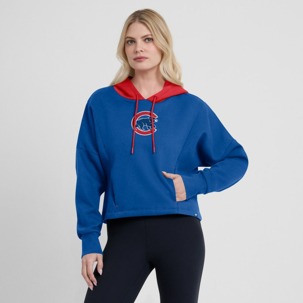 MLB Chicago Cubs Fanatics Women's Oversized Legacy Favorite Spectator Pullover Hoodie