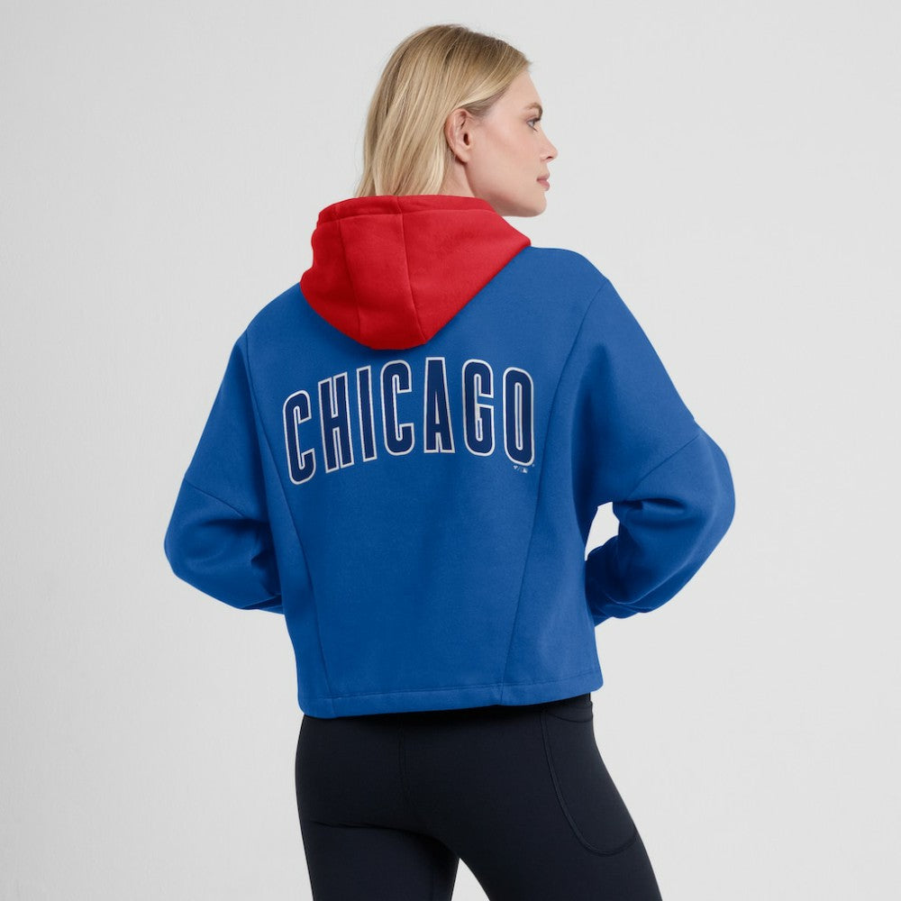 MLB Chicago Cubs Fanatics Women's Oversized Legacy Favorite Spectator Pullover Hoodie