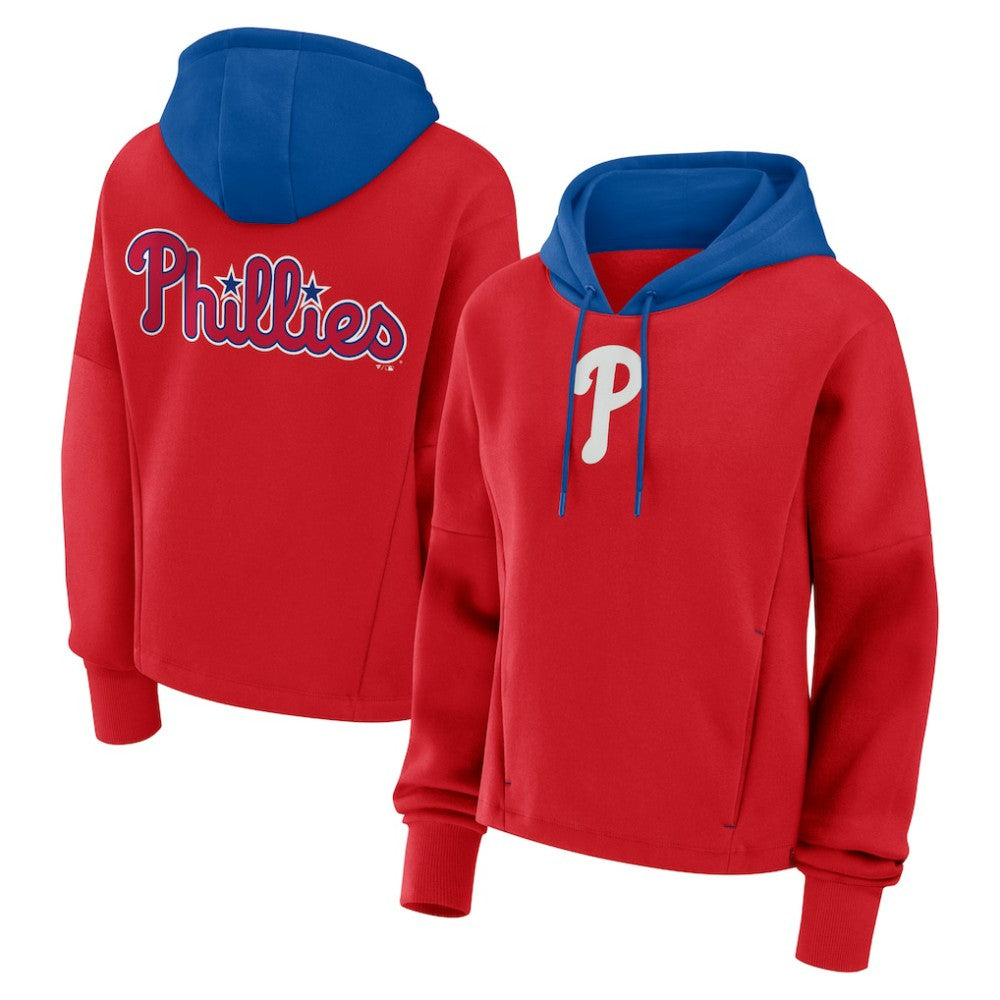 MLB Philadelphia Phillies Fanatics Women's Oversized Legacy Favorite Spectator Pullover Hoodie