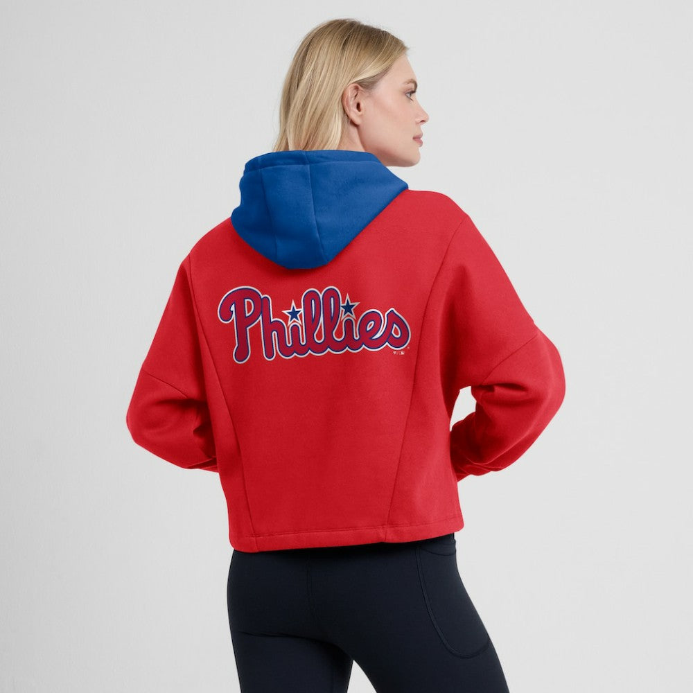 MLB Philadelphia Phillies Fanatics Women's Oversized Legacy Favorite Spectator Pullover Hoodie