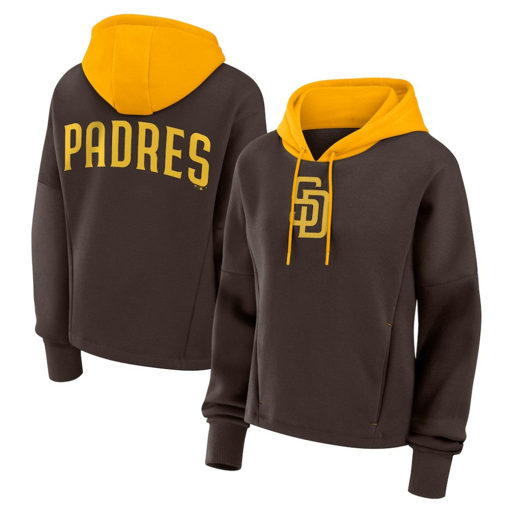 MLB San Diego Padres Fanatics Women's Oversized Legacy Favorite Spectator Pullover Hoodie