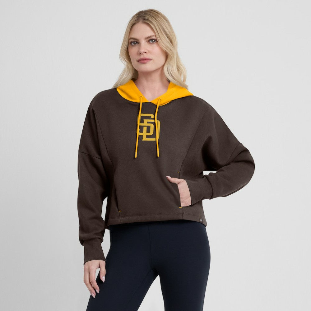 MLB San Diego Padres Fanatics Women's Oversized Legacy Favorite Spectator Pullover Hoodie