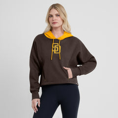 MLB San Diego Padres Fanatics Women's Oversized Legacy Favorite Spectator Pullover Hoodie