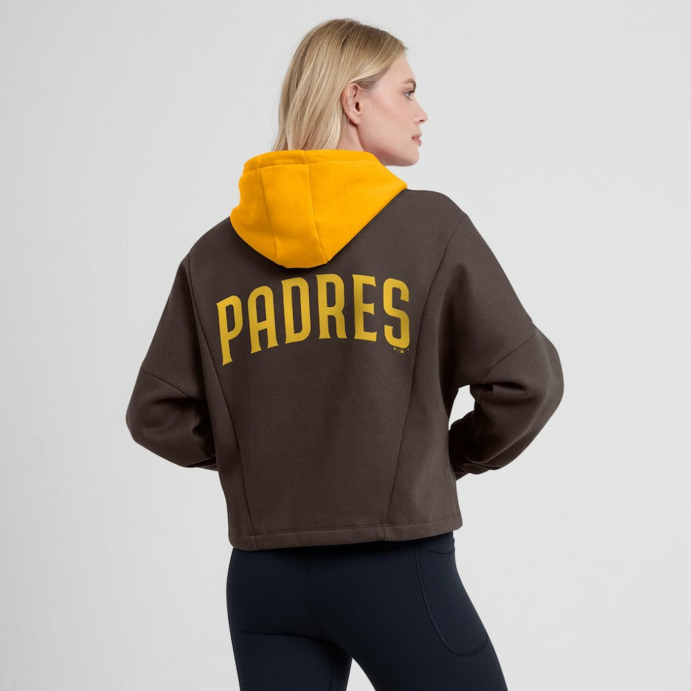MLB San Diego Padres Fanatics Women's Oversized Legacy Favorite Spectator Pullover Hoodie