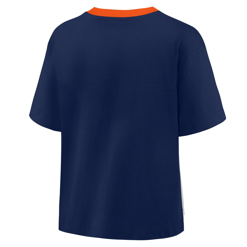 MLB Houston Astros Fanatics Oversized Race To Win V-Neck T-Shirt