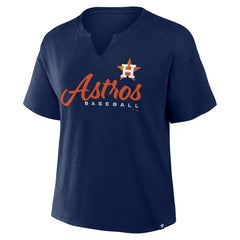 MLB Houston Astros Fanatics Women's Fan Fave Stadium Slub Boxy T-Shirt