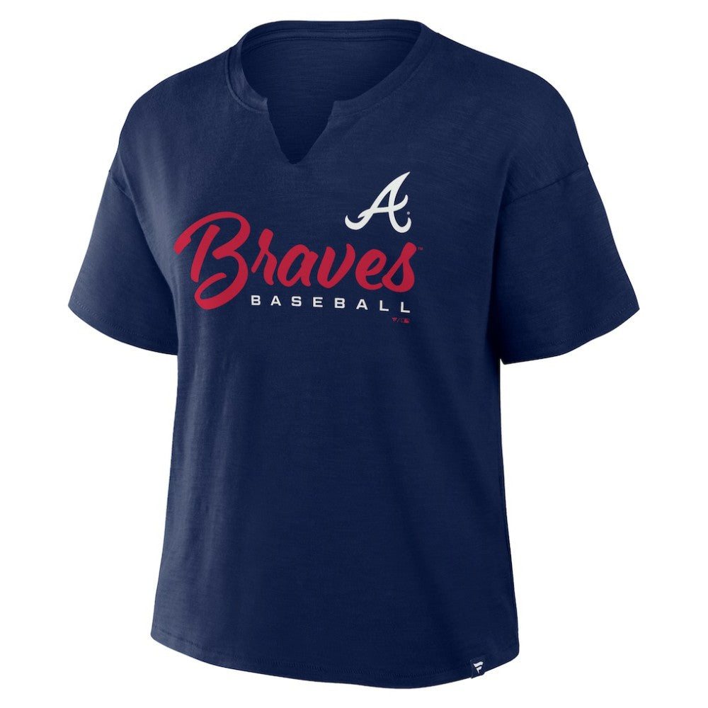 MLB Atlanta Braves Fanatics Women's Fan Fave Stadium Slub Boxy T-Shirt