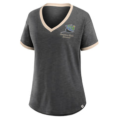 MLB Tampa Bay Rays Fanatics Women's Binge Worthy Stadium Slub V-Neck T-Shirt