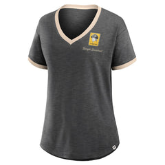 MLB Pittsburgh Pirates Fanatics Women's Binge Worthy Stadium Slub V-Neck T-Shirt