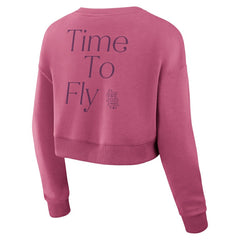 MLB St. Louis Cardinals Fanatics Women's Studio Cropped Pullover Sweatshirt