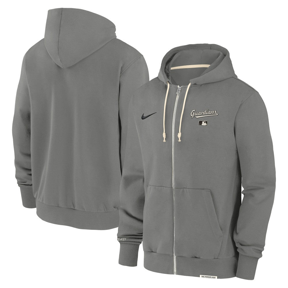 MLB Cleveland Guardians Nike Authentic Collection Travel Performance Full-Zip Hoodie