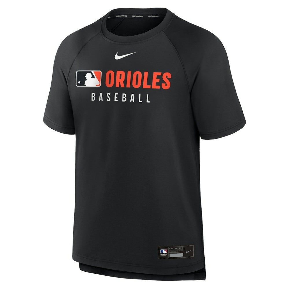 MLB Baltimore Orioles Nike Authentic Collection Pregame Raglan Dri-FIT T-Shirt