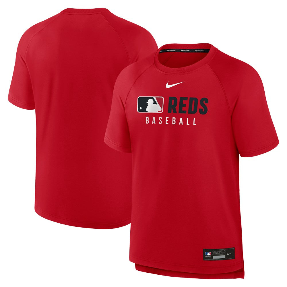 MLB Cincinnati Reds Nike Authentic Collection Pregame Raglan Dri-FIT T-Shirt