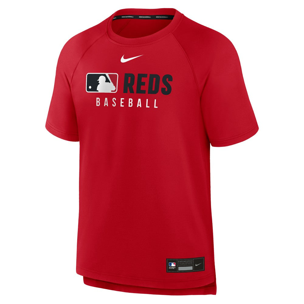 MLB Cincinnati Reds Nike Authentic Collection Pregame Raglan Dri-FIT T-Shirt