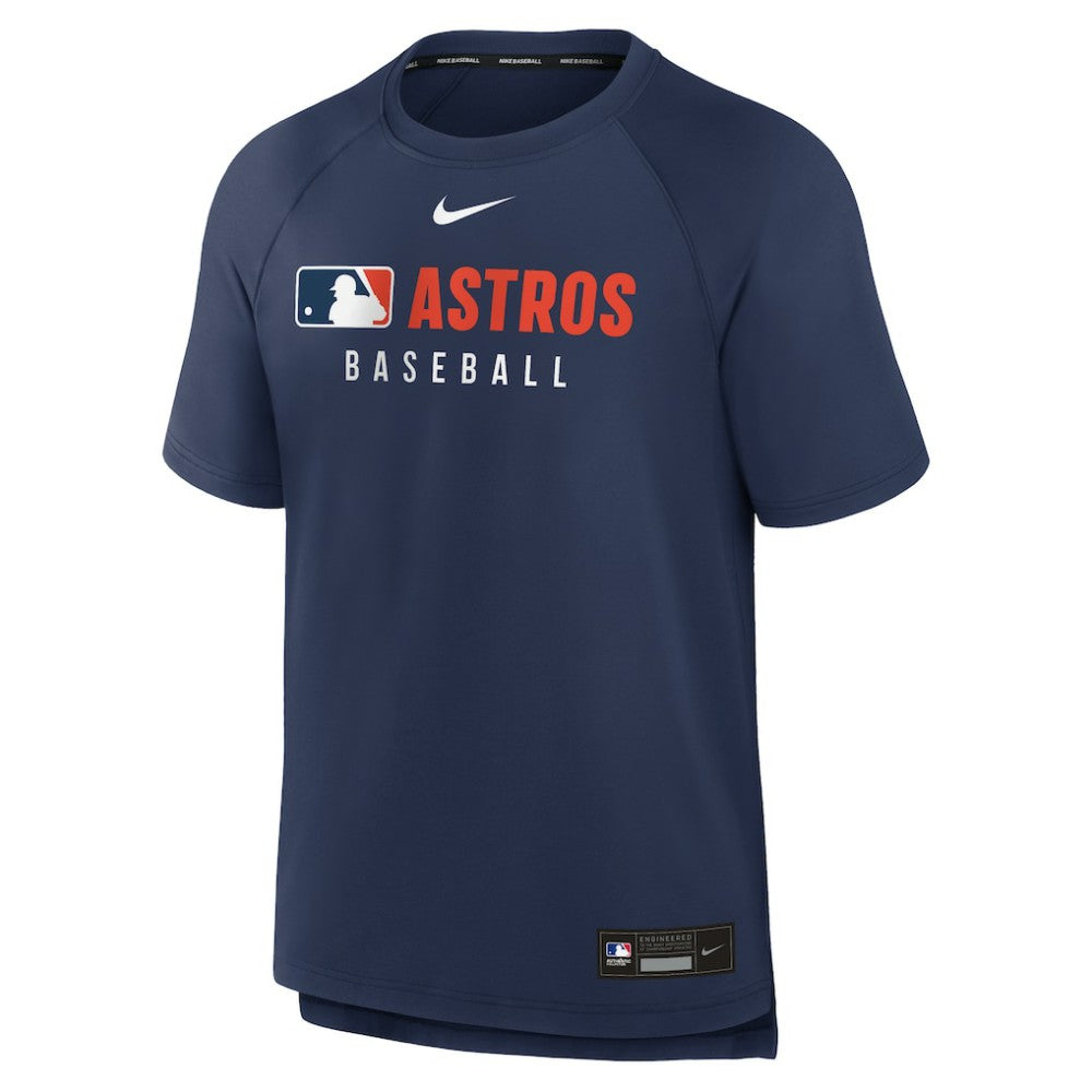 MLB Houston Astros Nike Authentic Collection Pregame Raglan Dri-FIT T-Shirt
