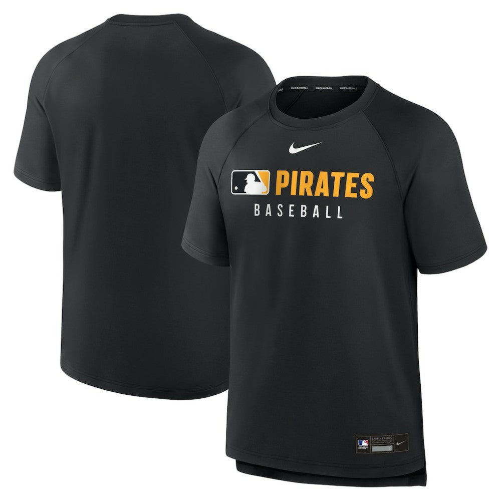 MLB Pittsburgh Pirates Nike Authentic Collection Pregame Raglan Dri-FIT T-Shirt