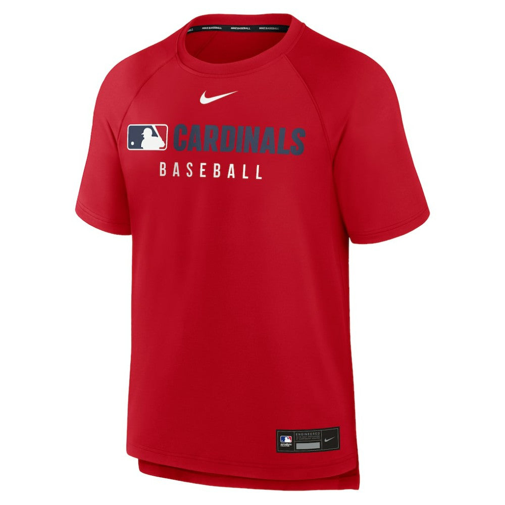 MLB St. Louis Cardinals Nike Authentic Collection Pregame Raglan Dri-FIT T-Shirt