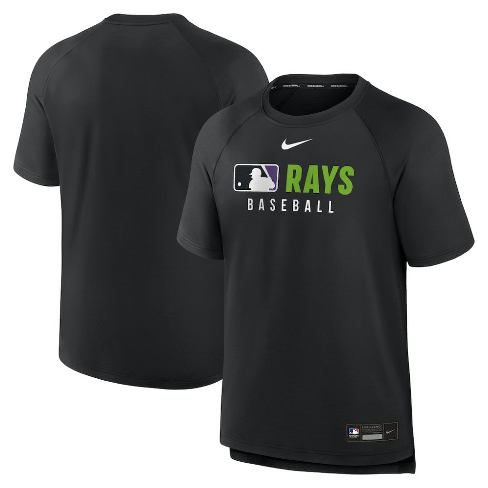 MLB Tampa Bay Rays Nike Authentic Collection Pregame Raglan Dri-FIT T-Shirt